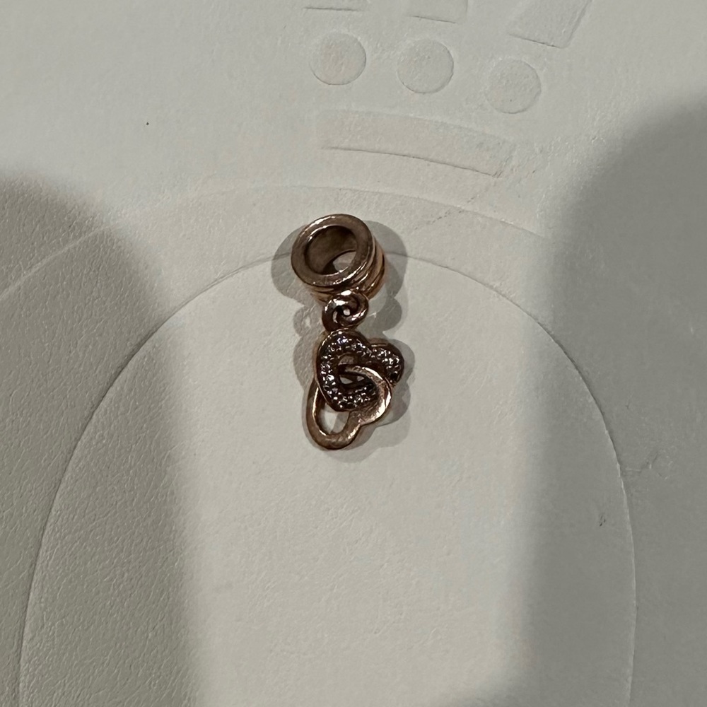 Pandora double heart charm